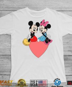 Mickey Mouse And Minnie Mouse Valentines Day Shirt