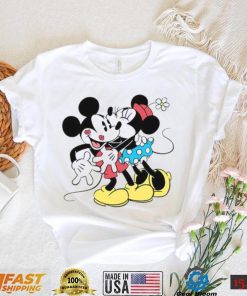 Mickey Mouse Kiss Minnie Mouse In Love Valentines Day T Shirt