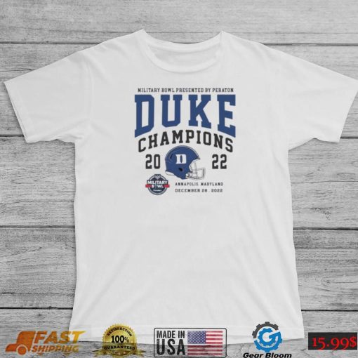 Military Bowl Duke Blue Devils Champions 2022 Shirt