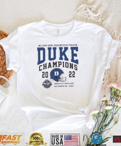 Military Bowl Duke Blue Devils Champions 2022 Shirt