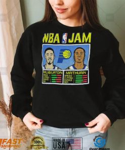 NBA Jam Indiana Pacers Tyrese Haliburton & Bennedict Mathurin Shirt