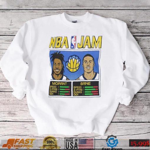 NBA Jam Ja Morant and Desmond Bane Memphis Grizzlies Shirt