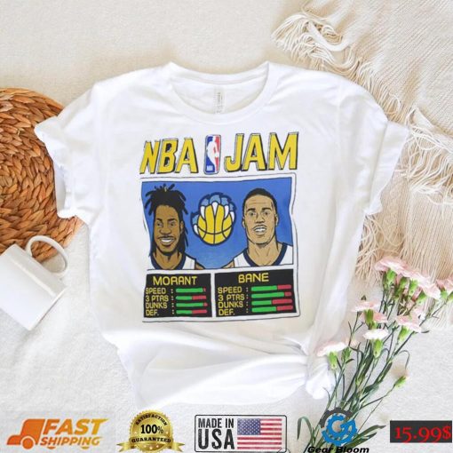 NBA Jam Ja Morant and Desmond Bane Memphis Grizzlies Shirt