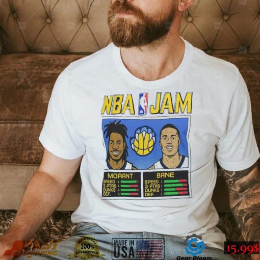 NBA Jam Ja Morant and Desmond Bane Memphis Grizzlies Shirt