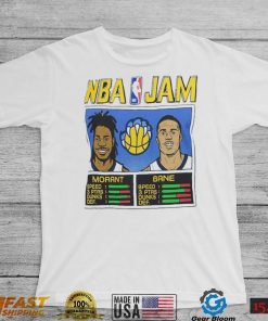 NBA Jam Ja Morant and Desmond Bane Memphis Grizzlies Shirt