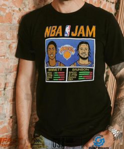 NBA Jam New York Knicks RJ Barrett & Jalen Brunson Shirt