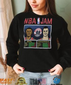 NBA Jam Washington Wizards Bradley Beal & Kristaps Porzingis Shirt