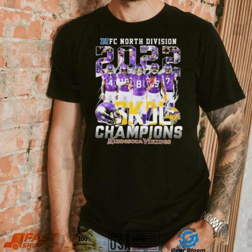 NFC North Division 2022 Skol Champions Minnesota Vikings Shirt