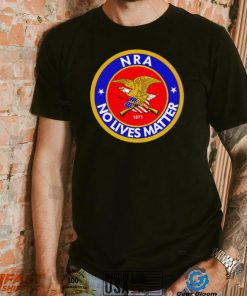 NRA no lives matter retro logo shirt