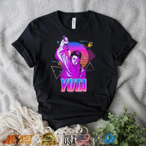 Neon retro art yuta okkotsu jujutsu kaisen manga shirt