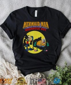 Nickelodeon Spongebob Mermaid Man Batman Comics Inspired shirt