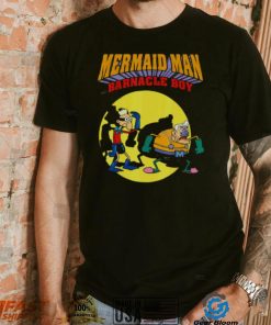 Nickelodeon Spongebob Mermaid Man Batman Comics Inspired shirt