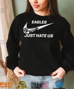 Nike philadelphia eagles just hate us logo Tee