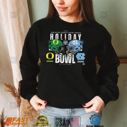 North Carolina Tar Heels vs Oregon Ducks Holiday Bowl 2022 Shirt