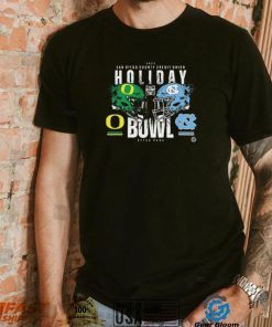 North Carolina Tar Heels vs Oregon Ducks Holiday Bowl 2022 Shirt