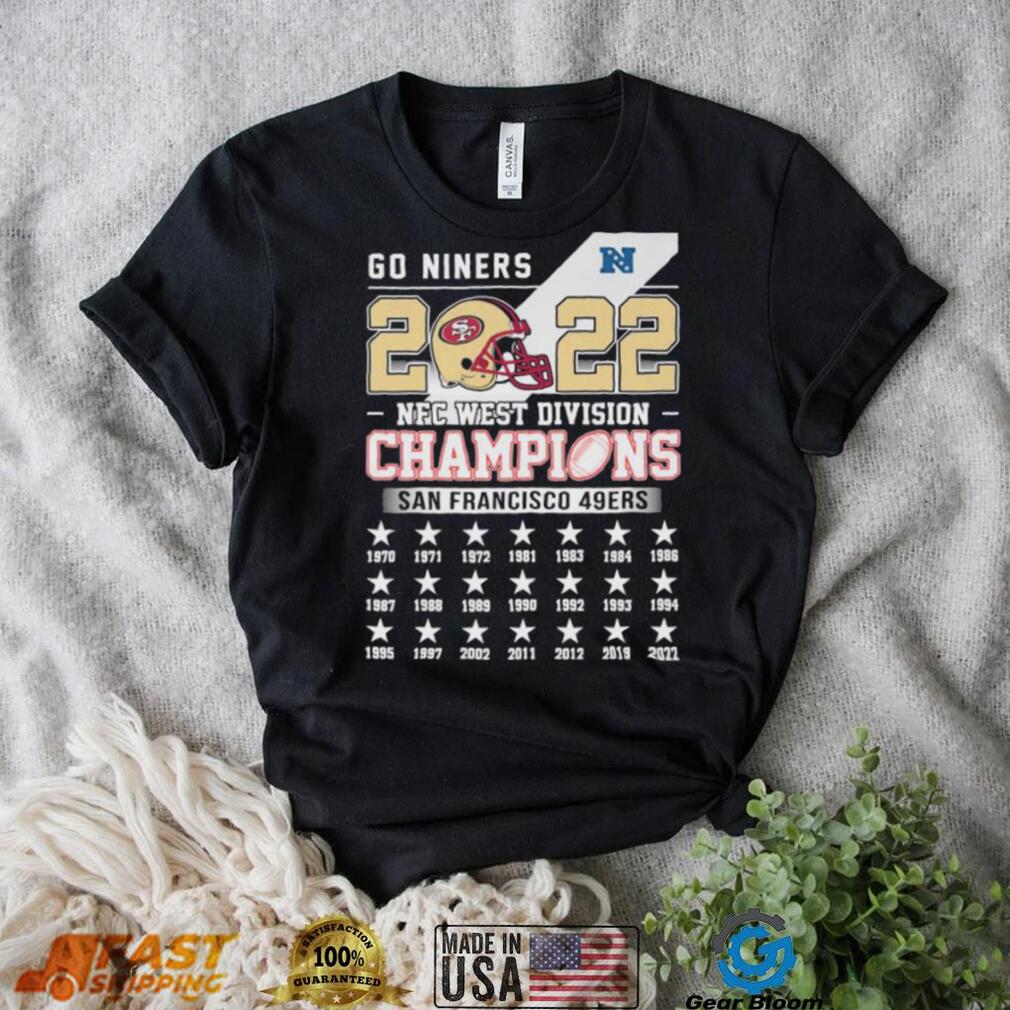 Go Niners 2022 NFC West Division Champions San Francisco 49ers Shirt Go Niners 2022 NFC West Division Champions San Francisco 49ers Shirt