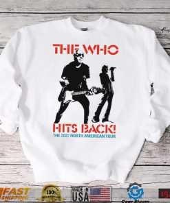 Official The Who Hits Back 2022 North American Tour T Shirt Pink