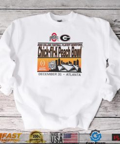 Ohio State Buckeyes Vs Georgia Bulldogs CFP Semifinals Chick fil a Peach Bowl December 31, 2022 Atlanta Shirt