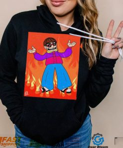 Oliver Tree In Flames Shirt