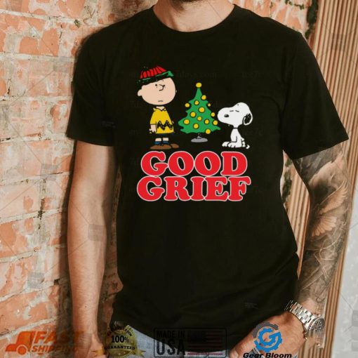 Peanuts good grief Charlie brown holiday shirt