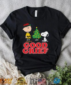 Peanuts good grief Charlie brown holiday shirt