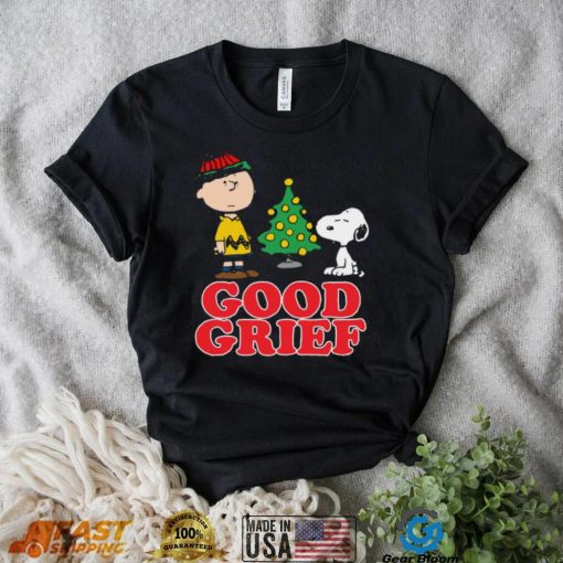 Peanuts good grief Charlie brown holiday shirt