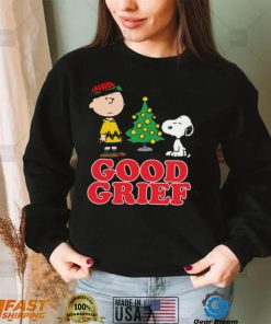 Peanuts good grief Charlie brown holiday shirt