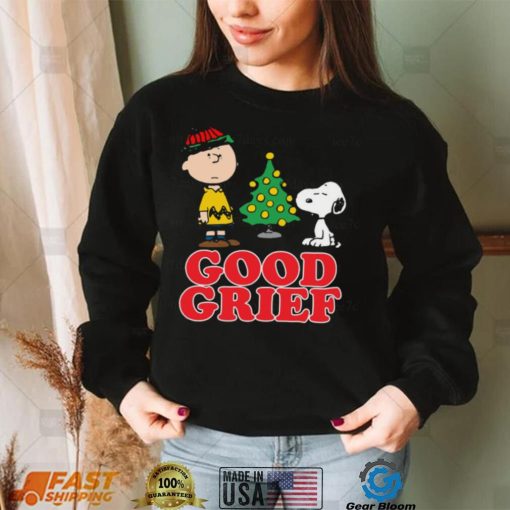 Peanuts good grief Charlie brown holiday shirt