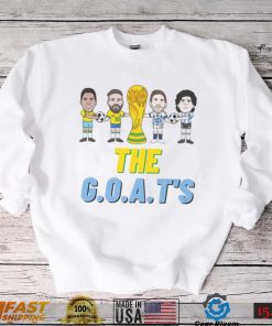 Pele, Neymar, Maradona, Messi The GOATS Unisex T Shirt