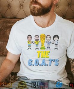 Pele, Neymar, Maradona, Messi The GOATS Unisex T Shirt