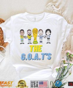 Pele, Neymar, Maradona, Messi The GOATS Unisex T Shirt