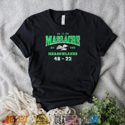 Philadelphia Eagles Masacre Meadowlands 48 22 Shirt