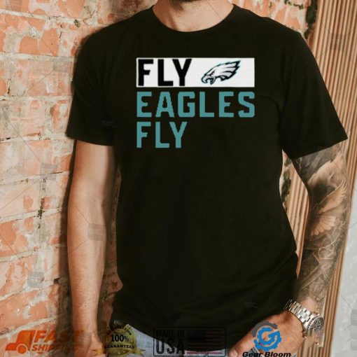 Philadelphia eagles anthracite fly eagles fly crew shirt