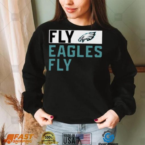 Philadelphia eagles anthracite fly eagles fly crew shirt