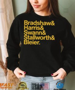 Pittsburgh Steelers Bradshaw Harris Swann Stallworth Bleier Shirt