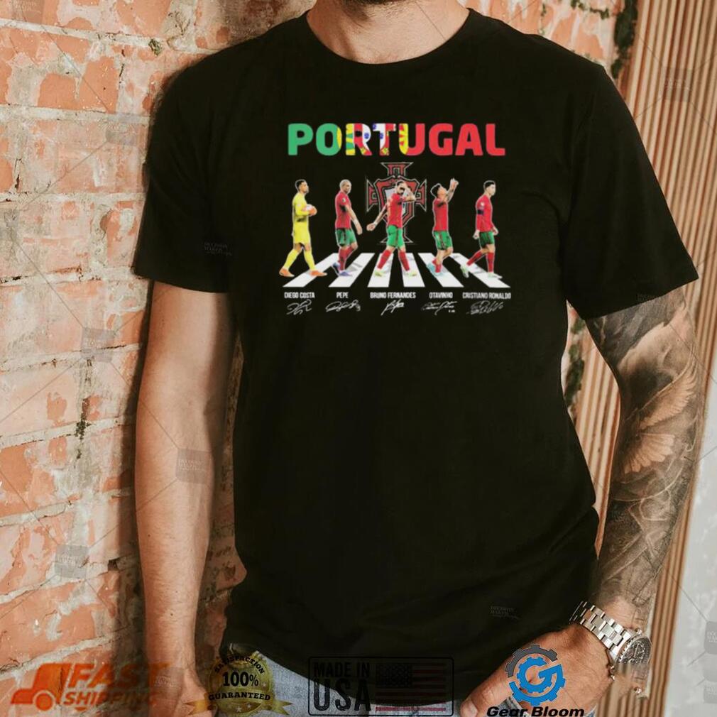 Portugal Diego Costa Pepe Bruno Fernandes Otavio Cristiano Cristiano Ronaldo Signature Shirt