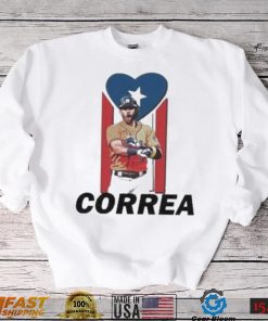 Puerto rican pro baseball player carlos correa shirt