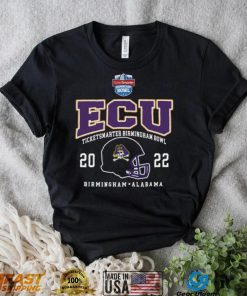 Ecu Football Ticketsmarter Birmingham Bowl 2022 Birmingham, Alabama tee t shirt