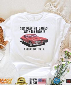 Quit Playing Games With My Heart By The Backstreet Boys Art Shirt