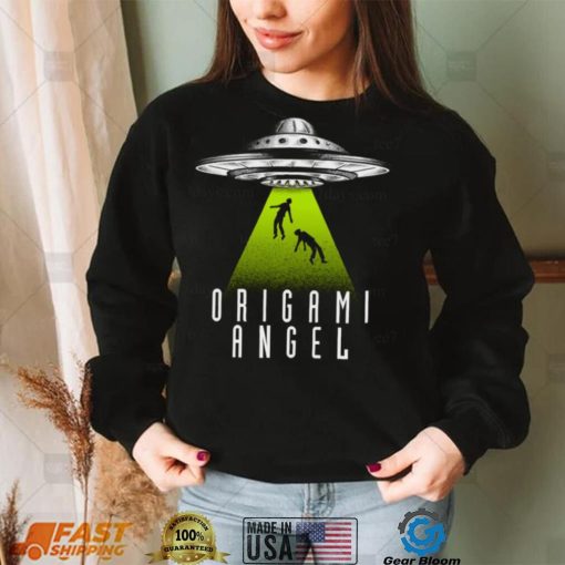 Origami angel UFOs t shirt