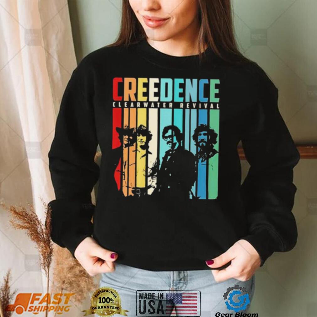 Rainbow Design Creedence Clearwater Revivals Shirt - Gearbloom