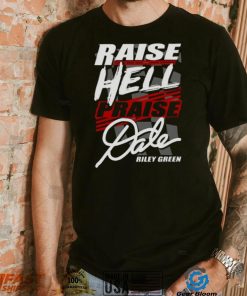 Raise Hell Praise Dale Chiffon Top Riley Green shirt