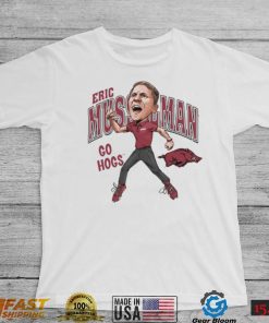 Razorback Go Hogs Eric Musselman Caricature Shirt