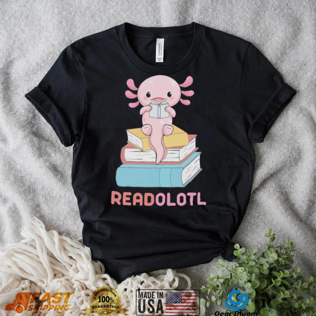 Readdolotl Axolotl red book cute shirt