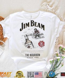 Real Fishermen Drink The Legend Bourbon Jim Beam Shirt
