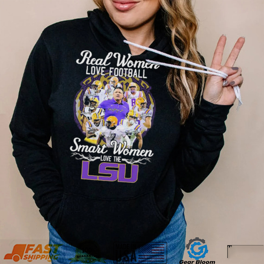 Real Women Love Football Smart Women Love The LSU Tigers Signatures Shirt Real Women Love Football Smart Women Love The LSU Tigers Signatures Shirt