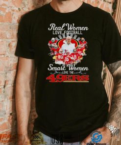 Real Women Love Football Smart Women Love The San Francisco 49ers 2022 Champions Signatures Shirt