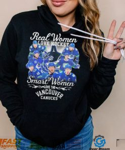 Real Women Love Hockey Team Sport Smart Women Love The Vancouver Canucks Shirt