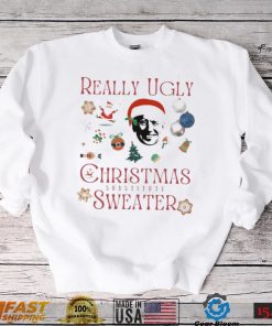 Really Ugly Christmas Sweater Substitute Sata Biden T Shirt
