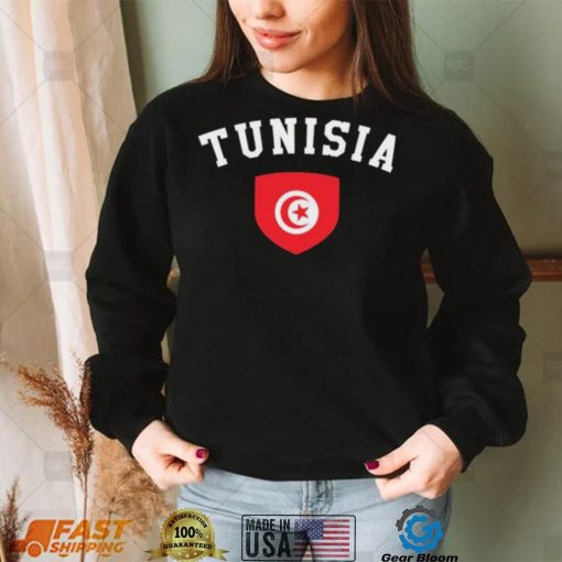 Red Logo Tunisia Supporters Shirt